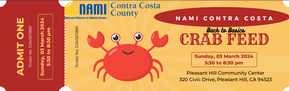 an image of a ticket for crab feed 2024