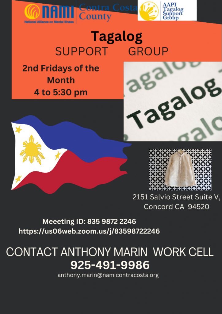 tagalog support group flyer updated on february 23, 2024