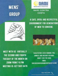 flyer for men's group